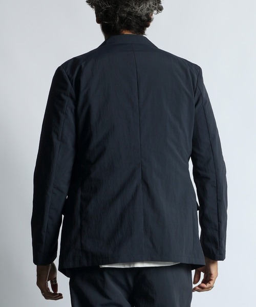 The DUFFER of ST.GEORGE(ザダファーオブセントジョージ)の「WATER REPELLENT SET UP JACKET:ダントツ撥水 セットアップ ジャケット(テーラードジャケット・メンズ・チャコールグレー/ネイビー・X-LARGE/LARGE/MEDIUM)」の9枚目の写真
