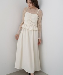 Bab | 【選べるサイズ展開】フロントギャザーフリルワンピース(ワンピース)