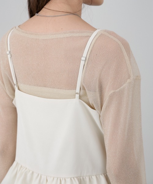 Bab（バブ）の「【選べるサイズ展開】フロントギャザーフリルワンピース（ワンピース・レディース・ブラウン/ブラック/アイボリー・L/M/S）」の15枚目の写真