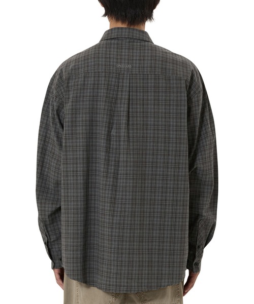 OY（オーワイ）の「『OY/オーワイ』NEAT CHECK SHIRT/ニート チェックシャツ（シャツ/ブラウス・レディース・チャコールグレー/ネイビー・L/M）」の5枚目の写真