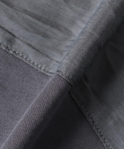 Jines(ジネス)の「天竺バックデザイントップス【セットアップ可】(Tシャツ/カットソー・レディース・ホワイト/ブラウン/チャコールグレー・38)」の11枚目の写真