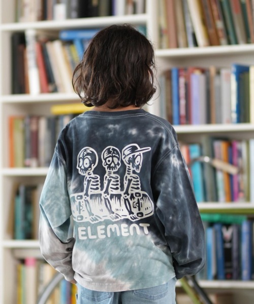 ELEMENT(エレメント)の「ELEMENT/エレメント TIMBER 3 LS YOUTH キッズ ロンT BF026-060(Tシャツ/カットソー・キッズ・ホワイト×ブラック/ブラック×ホワイト/ブルー系その他・130cm/140cm/150cm/160cm)」の3枚目の写真