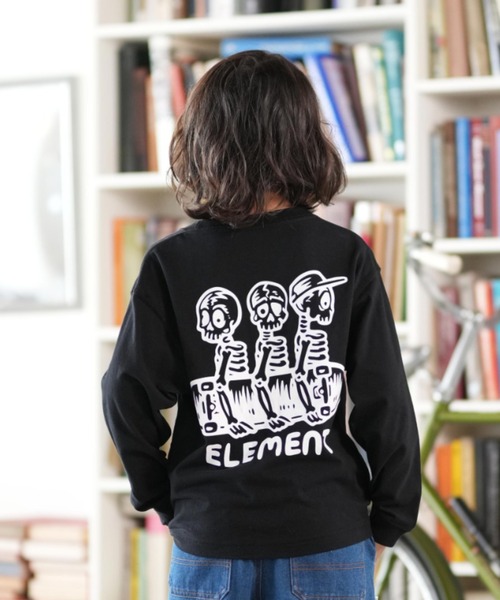 ELEMENT(エレメント)の「ELEMENT/エレメント TIMBER 3 LS YOUTH キッズ ロンT BF026-060(Tシャツ/カットソー・キッズ・ホワイト×ブラック/ブラック×ホワイト/ブルー系その他・130cm/140cm/150cm/160cm)」の11枚目の写真