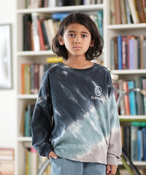 ELEMENT(エレメント)の「ELEMENT/エレメント TIMBER 3 LS YOUTH キッズ ロンT BF026-060(Tシャツ/カットソー・キッズ・ホワイト×ブラック/ブラック×ホワイト/ブルー系その他・130cm/140cm/150cm/160cm)」の16枚目の写真