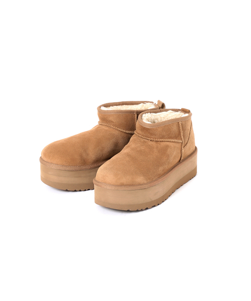 UGG（アグ）の「《追加》【UGG/アグ】CLASSIC ULTRA MINI PLATFORM：1135092（その他シューズ・レディース・ブラック/キャメル・25cm/23cm/24cm）」の12枚目の写真