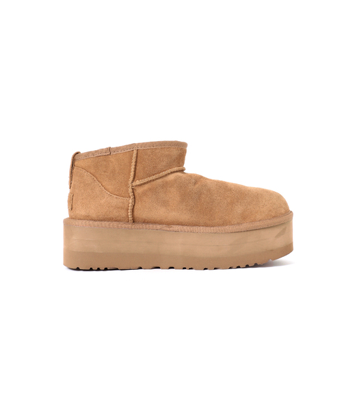 UGG（アグ）の「《追加》【UGG/アグ】CLASSIC ULTRA MINI PLATFORM：1135092（その他シューズ・レディース・ブラック/キャメル・25cm/23cm/24cm）」の9枚目の写真