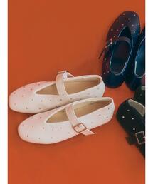 Te chichi TERRASSE(テチチテラス)のスタッズバレエシューズ《2025autumn catalog item》(その他シューズ)