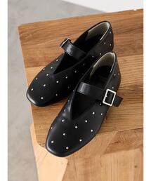 Te chichi TERRASSE（テチチテラス）の「スタッズバレエシューズ《2025autumn catalog item》（その他シューズ）」