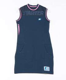 STARTER（スターター）の「/STARTER GOLF/スターター ダンボールニット×メッシュ素材インナーパンツ付きノースリーブワンピースレディース SG-123012（ワンピース）」