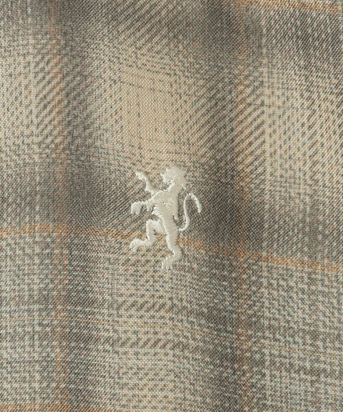 GYMPHLEX（ジムフレックス）の「Gymphlex | ポリエステルローン レギュラーカラーシャツ CHECK MEN（シャツ/ブラウス・メンズ・ベージュ系その他/ブラック系その他・M/L）」の9枚目の写真