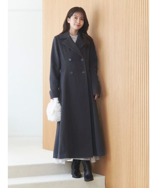 MERCURYDUO(マーキュリーデュオ)の「花柄バックレースアップロングスリーブワンピース(ワンピース・レディース・グリーン/ライトグレー・MEDIUM/SMALL)」の3枚目の写真