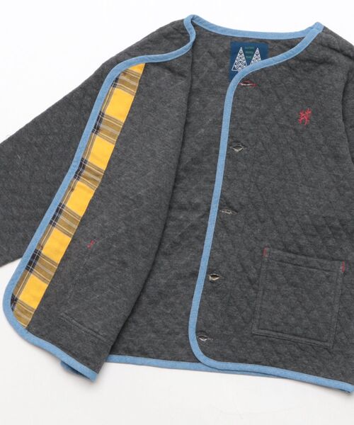 RAGMART（ラグマート）の「ニットキルトジャケット（その他アウター・キッズ・グレー/グリーン・130cm/100cm/110cm/120cm）」の5枚目の写真