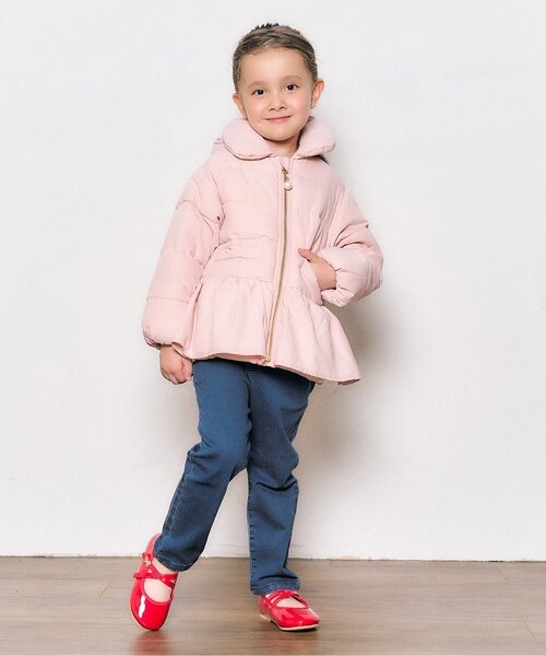 apres les cours（アプレレクール）の「【ストレート】ハートポケットきゅんパンツ_ジュニア対応（その他パンツ・キッズ・ブルー/チェック/ピンク・100/80/110/90/130/140/120）」の6枚目の写真