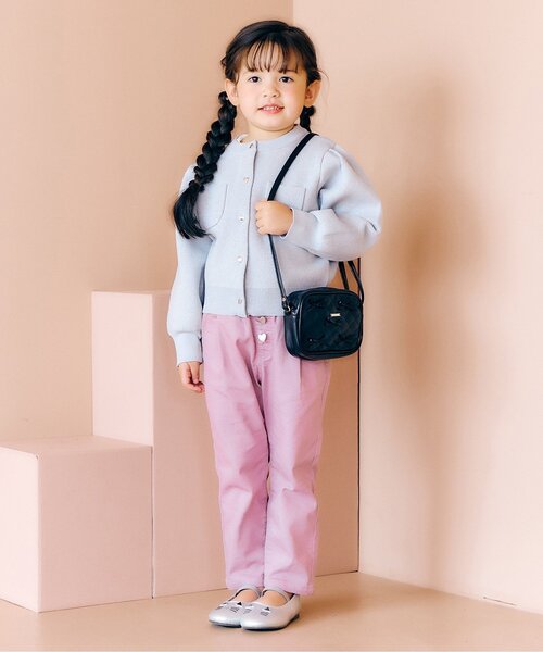 apres les cours（アプレレクール）の「【ストレート】ハートポケットきゅんパンツ_ジュニア対応（その他パンツ・キッズ・ブルー/チェック/ピンク・100/80/110/90/130/140/120）」の12枚目の写真