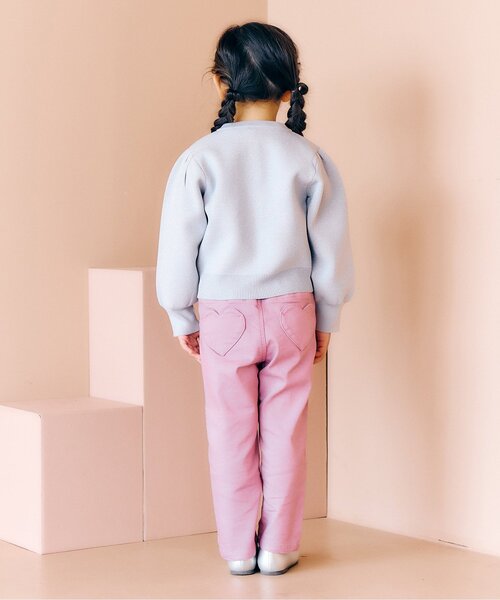 apres les cours（アプレレクール）の「【ストレート】ハートポケットきゅんパンツ_ジュニア対応（その他パンツ・キッズ・ブルー/チェック/ピンク・100/80/110/90/130/140/120）」の13枚目の写真
