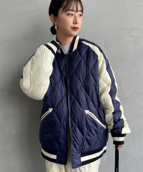 WEB限定】[TAION/タイオン] リバーシブル スカジャン ダウンジャケット