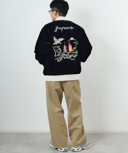 WEB限定】[TAION/タイオン] リバーシブル スカジャン ダウンジャケット