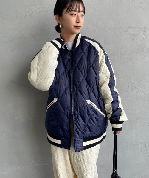 WEB限定】[TAION/タイオン] リバーシブル スカジャン ダウンジャケット