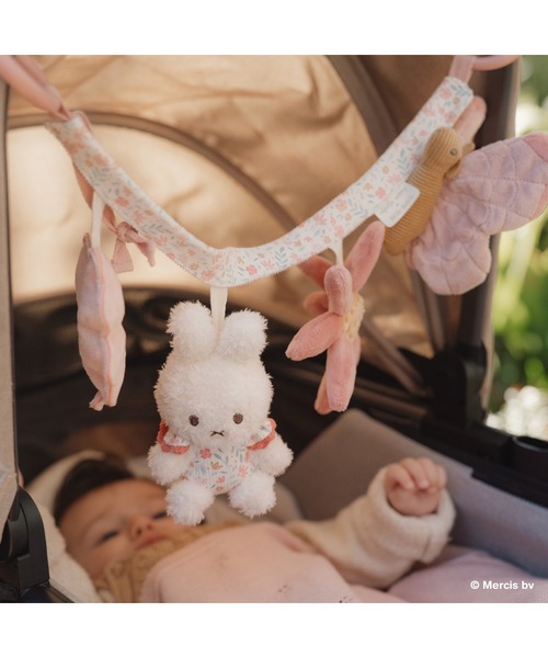 DADWAY(ダッドウェイ)の「miffy x Little Dutch ストローラートイ(ベビーカー/ベビーカー用品・キッズ・サックスブルー/ピンク・ONE SIZE)」の1枚目の写真