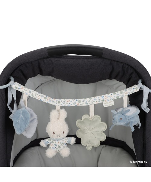 DADWAY(ダッドウェイ)の「miffy x Little Dutch ストローラートイ(ベビーカー/ベビーカー用品・キッズ・サックスブルー/ピンク・ONE SIZE)」の9枚目の写真