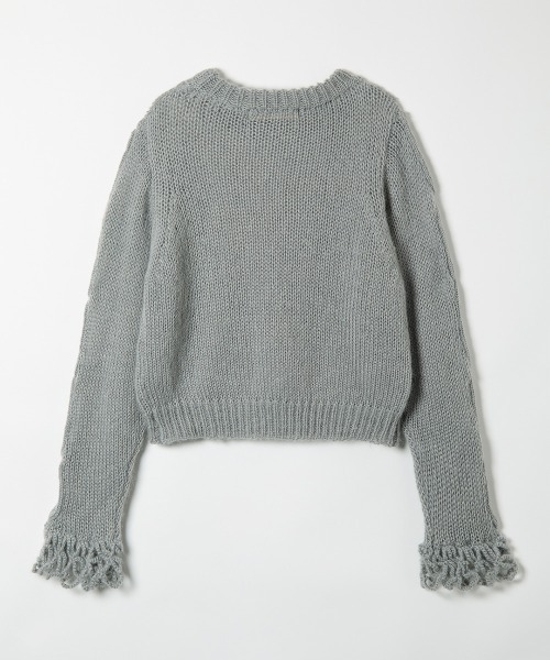 leinwande（ラインヴァンド）の「Open Cable Sweater（ニット/セーター・レディース・ホワイト/ブラック/グレー/ブルー・ONE SIZE）」の10枚目の写真