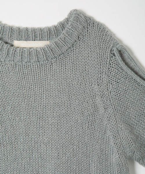 leinwande（ラインヴァンド）の「Open Cable Sweater（ニット/セーター・レディース・ホワイト/ブラック/グレー/ブルー・ONE SIZE）」の11枚目の写真