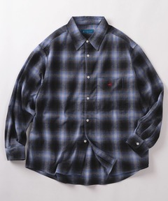 セール】SEEALL / シーオール WIDE COLLAR SHIRTS MULTI（シャツ