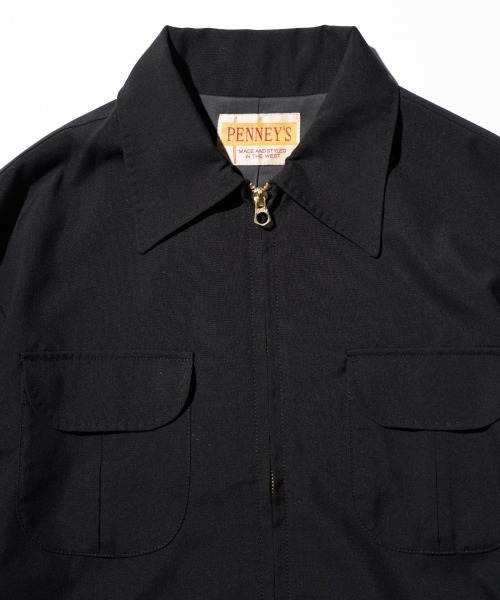PENNEYS（ぺニーズ）の「PENNEY'S / ペニーズ ROCKABILLY JACKET ロカビリージャケット ショートブルゾン（ブルゾン・メンズ・ブラック/ブラック×ホワイト・MEDIUM/LARGE）」の7枚目の写真