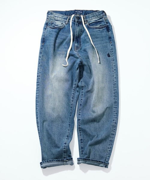 NAUTICA ノーティカ　ワイドバギーデニム　36 ヴィンテージ　90s NAUTICA 2025 FW “ヴィンテージ加工 バギーシルエット デニム