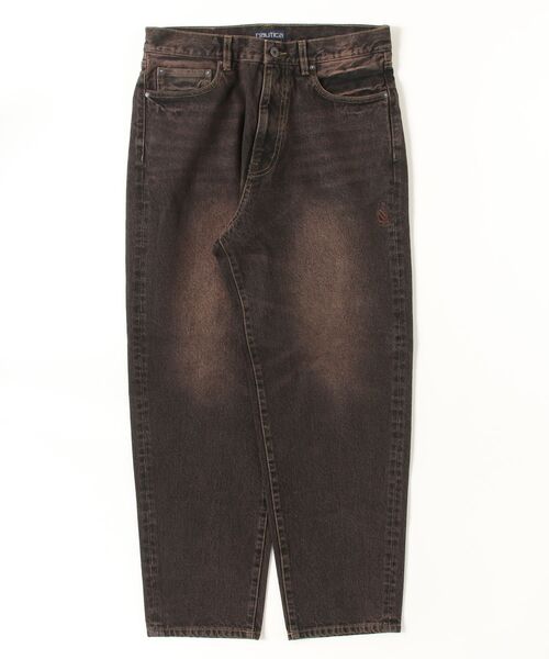 NAUTICA（ノーティカ）の「NAUTICA/ノーティカ ヴィンテージ加工 バギーシルエット デニムパンツ（デニムパンツ・メンズ・ブラック/ネイビー/ブラウン・MEDIUM/LARGE/X-LARGE）」の2枚目の写真