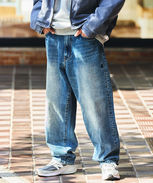 NAUTICA ノーティカ　ワイドバギーデニム　36 ヴィンテージ　90s NAUTICA 2025 FW “ヴィンテージ加工 バギーシルエット デニム