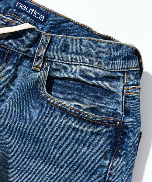 NAUTICA（ノーティカ）の「NAUTICA/ノーティカ ヴィンテージ加工 バギーシルエット デニムパンツ（デニムパンツ・メンズ・ブラック/ネイビー/ブラウン・MEDIUM/LARGE/X-LARGE）」の18枚目の写真