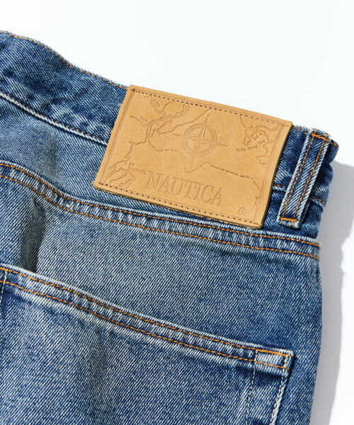 NAUTICA（ノーティカ）の「NAUTICA/ノーティカ ヴィンテージ加工 バギーシルエット デニムパンツ（デニムパンツ・メンズ・ブラック/ネイビー/ブラウン・MEDIUM/LARGE/X-LARGE）」の6枚目の写真