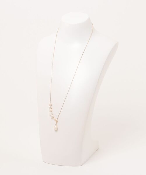 Elura（エルーラ）の「淡水パールスライダーネックレス/605528（ネックレス・レディース・シルバー/ゴールド・ONE SIZE）」の6枚目の写真