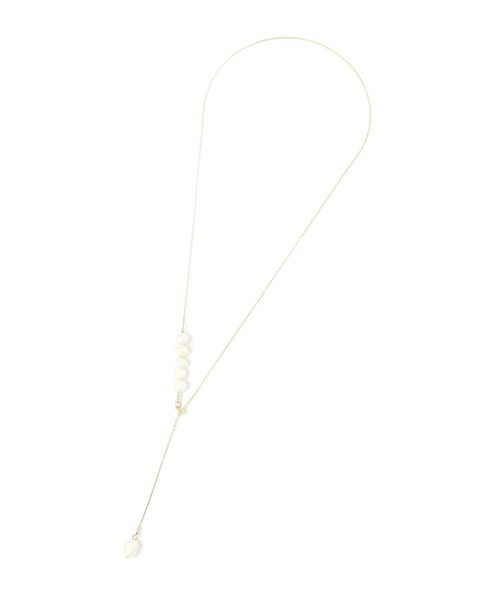 Elura（エルーラ）の「淡水パールスライダーネックレス/605528（ネックレス・レディース・シルバー/ゴールド・ONE SIZE）」の3枚目の写真