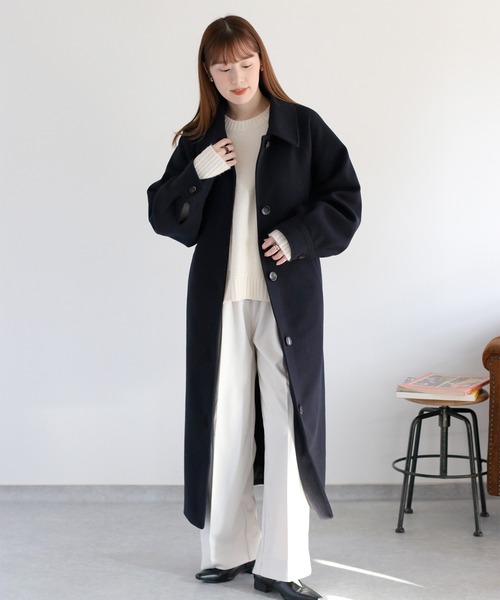 cepo(セポ)の「ウール混ポケットニットプルオーバー(ニット/セーター・レディース・レッド/チャコール/オフホワイト/カーキ・M)」の5枚目の写真