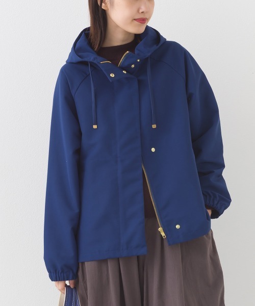 OMNES（オムネス）の「撥水加工ジップアップマウンテンパーカージャケット（マウンテンパーカー・レディース・ベージュ/ネイビー/ブラック/カーキ・FREE）」の21枚目の写真