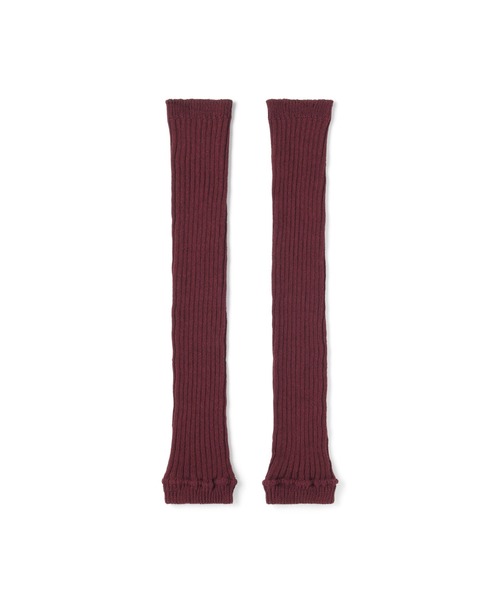 無印良品(ムジルシリョウヒン)の「あったか綿 手にも使える レッグウォーマー(ウール入り)(レッグウォーマー・レディース・ダークネイビー/バーガンディー/グレー/ブラウン系/アイボリー/ブラック・FREE)」の6枚目の写真