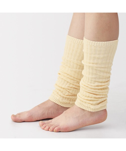 無印良品(ムジルシリョウヒン)の「あったか綿 手にも使える レッグウォーマー(ウール入り)(レッグウォーマー・レディース・ダークネイビー/バーガンディー/グレー/ブラウン系/アイボリー/ブラック・FREE)」の7枚目の写真