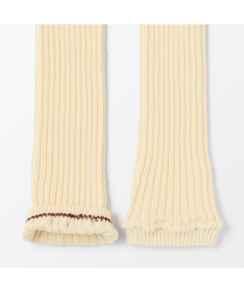 無印良品(ムジルシリョウヒン)の「あったか綿 手にも使える レッグウォーマー(ウール入り)(レッグウォーマー・レディース・ダークネイビー/バーガンディー/グレー/ブラウン系/アイボリー/ブラック・FREE)」の9枚目の写真