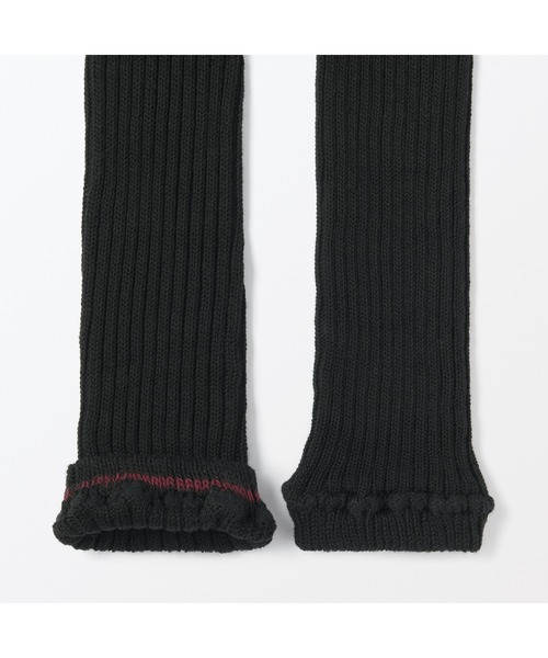 無印良品(ムジルシリョウヒン)の「あったか綿 手にも使える レッグウォーマー(ウール入り)(レッグウォーマー・レディース・ダークネイビー/バーガンディー/グレー/ブラウン系/アイボリー/ブラック・FREE)」の13枚目の写真