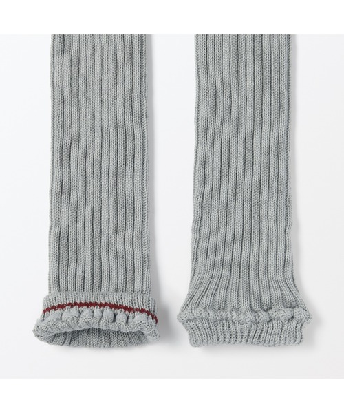 無印良品(ムジルシリョウヒン)の「あったか綿 手にも使える レッグウォーマー(ウール入り)(レッグウォーマー・レディース・ダークネイビー/バーガンディー/グレー/ブラウン系/アイボリー/ブラック・FREE)」の17枚目の写真