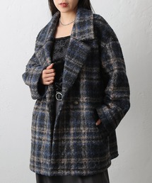 COLONY 2139 | チェックダブルテーラードジャケットコート(その他アウター)