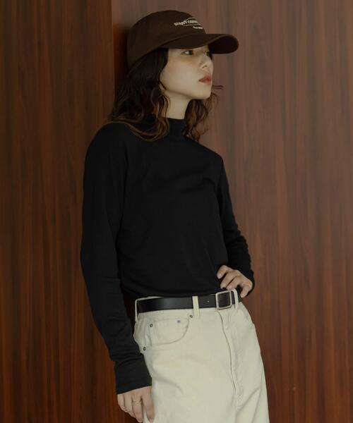 【新品未使用】ARCHIVIO ブラック　ハイネックプルオーバー ICB（アイシービー） ニット セーター 「洗える」ソフトウール