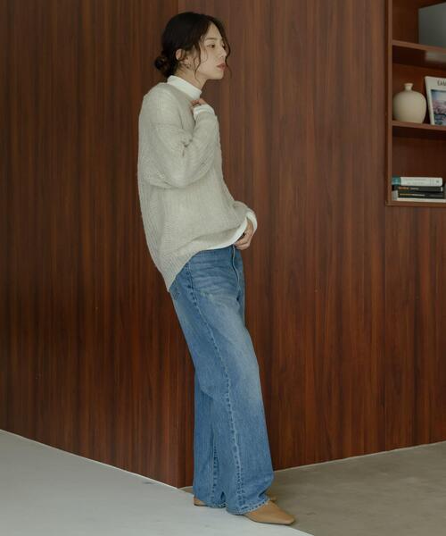 URBAN RESEARCH Sonny Label（アーバンリサーチサニーレーベル）の「『UR TECH』蓄熱ハイネックプルオーバー（Tシャツ/カットソー・レディース・チャコールグレー/オフホワイト/ブラック・FREE）」の17枚目の写真