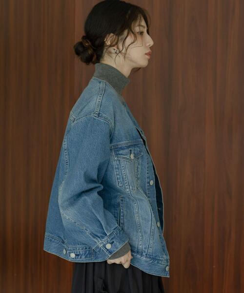 URBAN RESEARCH Sonny Label（アーバンリサーチサニーレーベル）の「『UR TECH』蓄熱ハイネックプルオーバー（Tシャツ/カットソー・レディース・チャコールグレー/オフホワイト/ブラック・FREE）」の11枚目の写真