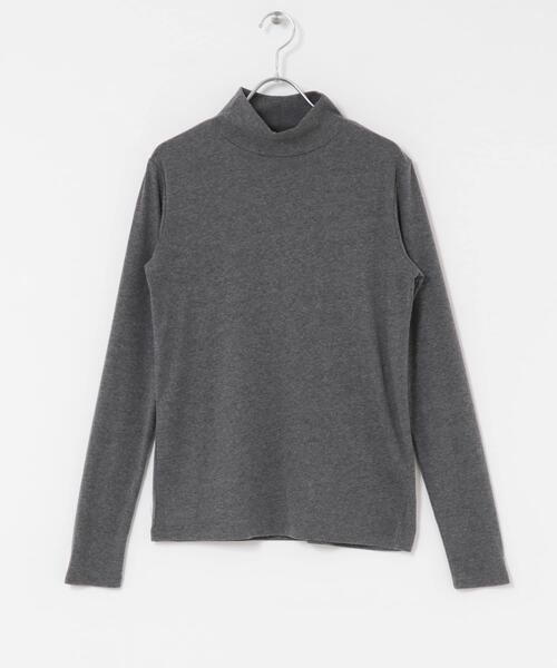 URBAN RESEARCH Sonny Label（アーバンリサーチサニーレーベル）の「『UR TECH』蓄熱ハイネックプルオーバー（Tシャツ/カットソー・レディース・チャコールグレー/オフホワイト/ブラック・FREE）」の8枚目の写真
