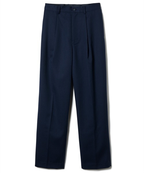 soduk(スドーク)の「back pleated trousers(スラックス・レディース・ネイビー/グレー・SMALL/MEDIUM)」の1枚目の写真