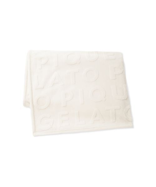 セール】【Sleep】カービングロゴ柄 毛布（寝具）｜gelato pique Sleep