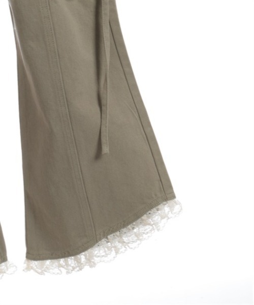 axes femme（アクシーズファム）の「レース付スリット×リボンパンツ（その他パンツ・レディース・カーキ/ケミカルウォッシュ・FREE）」の14枚目の写真